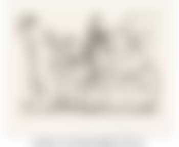 Man Viewing Couple in Horse Drawn Carriage, from Séries 347 (preview)
