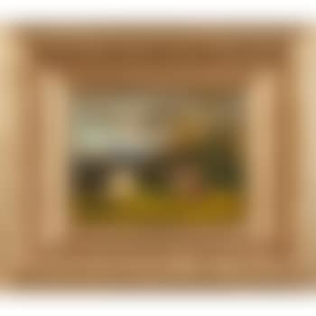 Untitled (cows and milkmaid in field) (preview)