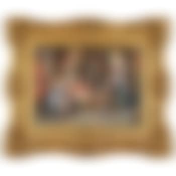 Untitled (gathering of ladies and gentleman in interior setting) (preview)