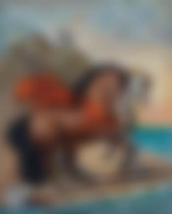 Cavalli con drappo rosso (preview)