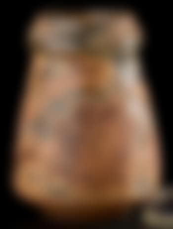 Vase à corps cylindrique légèrement conique sur talon annulaire en retrait à col bagué renflé (preview)
