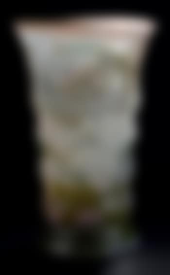 Grand vase tubulaire entièrement bagué à col galbé ouvert (preview)