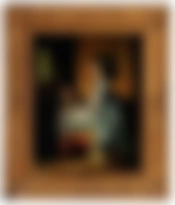 Les deux amies, two friends at tea with one reading a letter (preview)