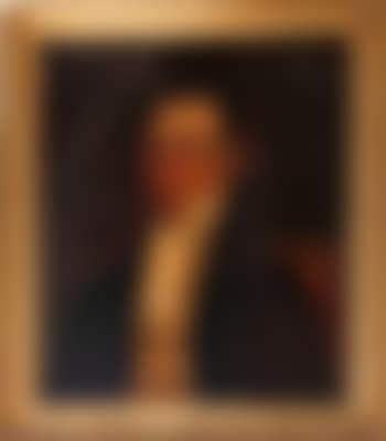 Portrait of a man wearing white stock, tan vest and black coat (preview)