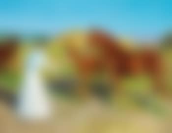 Lady in White Dress with Horses (preview)