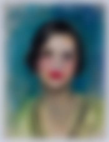 Portrait de femme à la blouse jaune (preview)