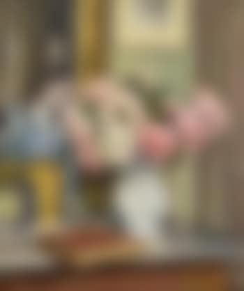Roses dans un vase blanc (preview)