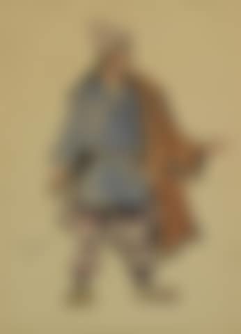 Costume design for 'The middle son' from the ballet 'The Little Humpbacked Horse' (preview)