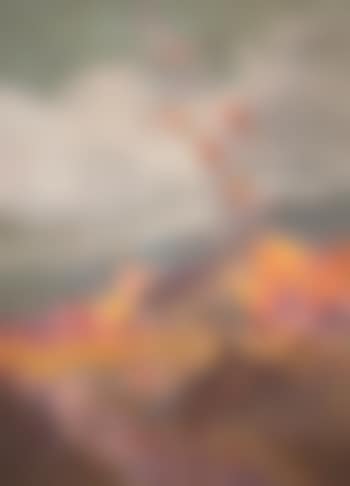 Alaskan autumn landscape with cabin and rutted road (preview)