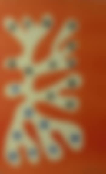 Algue blanche sur fond rouge (preview)