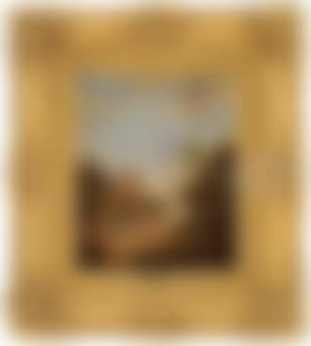 Oosters Stadsgezicht Met Figuren (Oriental cityscape with figures) (preview)