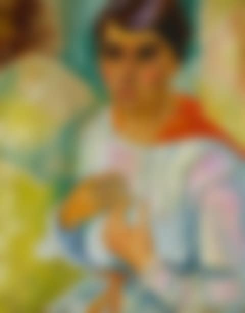 DAMENBILDNIS (CHARLOTTE PECHSTEIN) (PORTRAIT OF A LADY, CHARLOTTE PECHSTEIN) (preview)