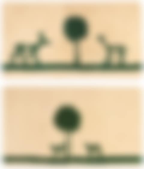 TWO  LA PROMENADE DES AMIS CARPETS, SMALL VERSION (preview)