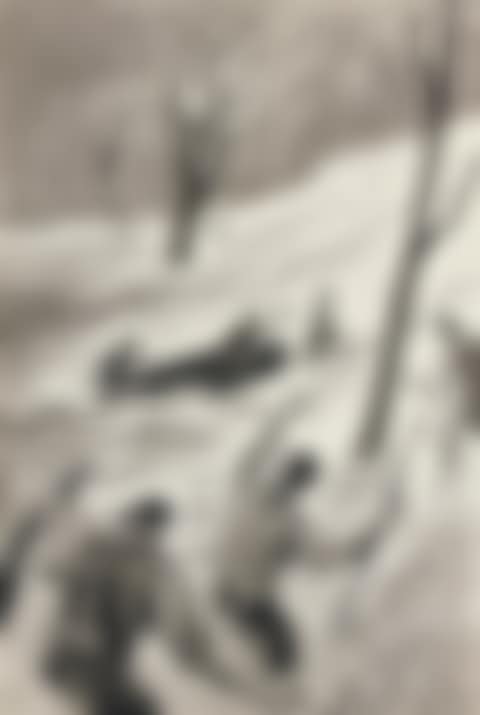 "IN THE SURGING, BOILING, WHIRLING CURRENT OF THE FLOODING SANGAMON, THE CANOE WAS AT THE MERCY OF THE TOSSING BROWN WATER:" AN ILLUSTRATION FROM THREE RIVERS SOUTH: THE STORY OF YOUNG ABE LINCOLN (preview)