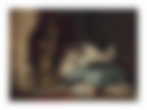 Playful kittens near a fire place (preview)