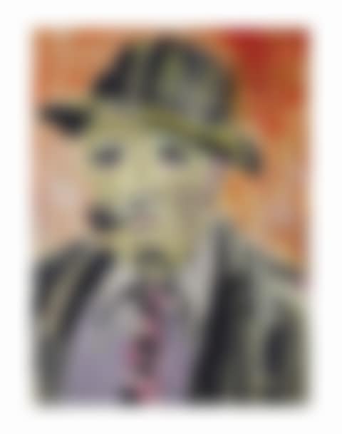 Portrait of a man smoking a pipe (preview)