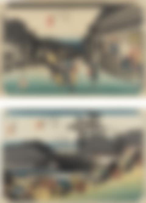 GOYU' AND 'OTSU' FROM THE SERIES THE FIFTY-THREE STATIONS OF THE TŌKAIDŌ ROAD (preview)
