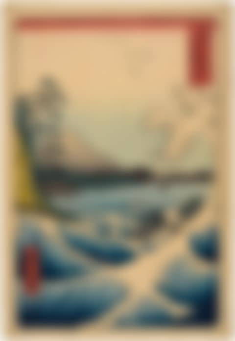 WAVES OFF THE SATTA PASS IN SURUGA PROVINCE', FROM THE SERIES THIRTY SIX VIEWS OF MOUNT FUJI (preview)