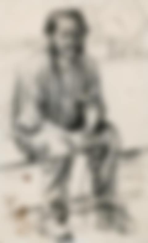 YOUNG SEATED WORKER (preview)