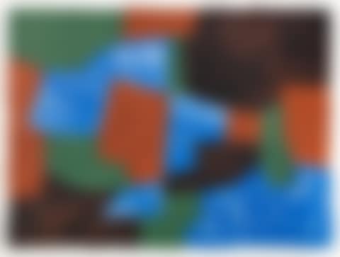 Composition in blue, green and red (preview)