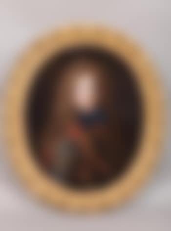 Portrait présumé du duc de Bourgogne en armure de commandement et vêtements royaux en buste (preview)