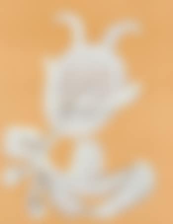 Faune Blanc Sur Fond Brun Clair (preview)