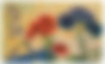 Rote und Blaue Blumen ,
Circa
1950
-
1951 (preview)