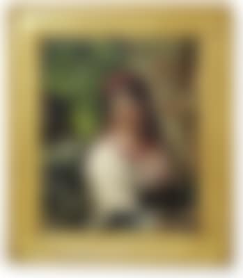 Italian woman at the spindle is visited by a suitor (preview)