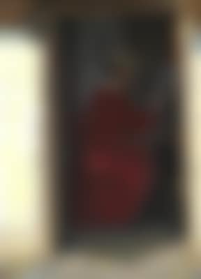 "Interiør i Ravello med Kunstnerens Hustru malende". Interior with the artist's wife painting, Ravello. (preview)