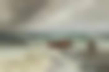 Fishermen at their boat on the beach (preview)