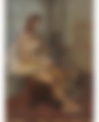 Dancer in the artist's atelier (preview)