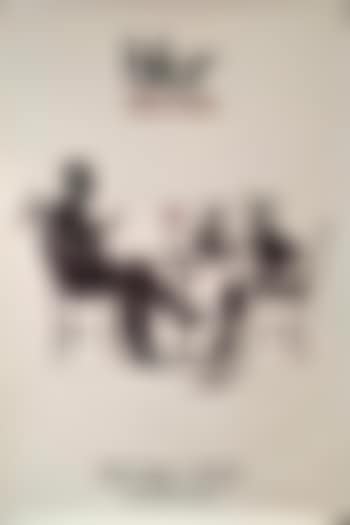 Affiche de lancement du nouvel album de Blur intitulé
Out of time en 2003 , (preview)