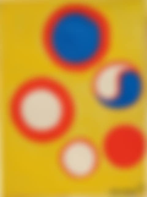 The Five Red Circles, Filled Variously (preview)