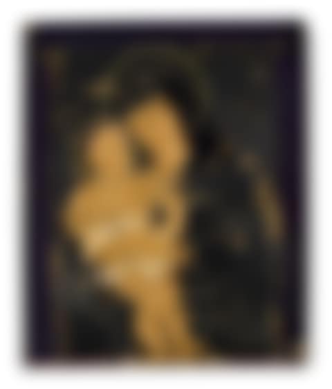 MADONNA CON FONDO AZUL (preview)