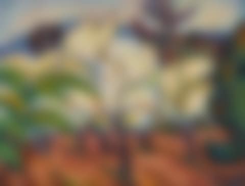 PAYSAGE AUX ARBRES EN FLEURS (preview)