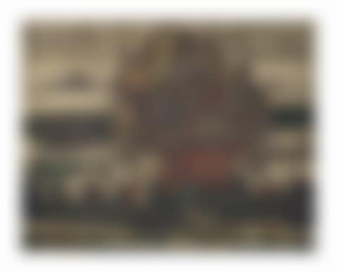 Einzelne Häuser (Häuser mit Bergen) (recto); Mönch I (fragment; verso) (preview)