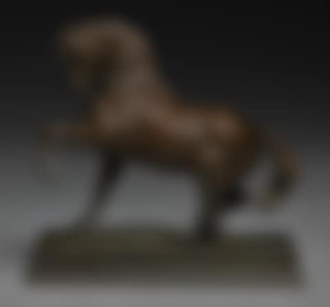 CHEVAL TURC NO2 (ANTÉRIEUR GAUCHE LEVÉ, TERRASSE CARRÉE) (TURKISH HORSE NO2) (preview)