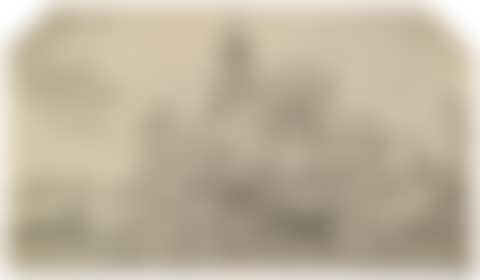 RIVER LANDSCAPE WITH TWO FIGURES ON AN ARCHED BRIDGE AND A SMALL CASTLE BEYOND (preview)