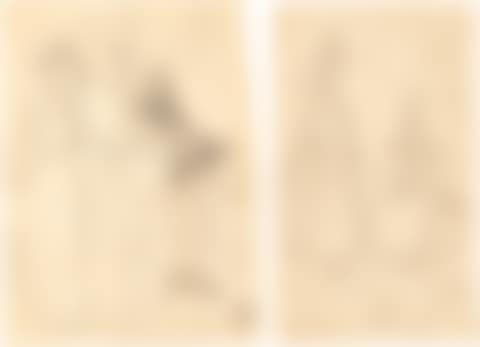 A) JEWISH WOMEN OFFERING FRENCH MEN AND WOMEN FASHION ACCESSORIES; B) COSTUME STUDIE (preview)