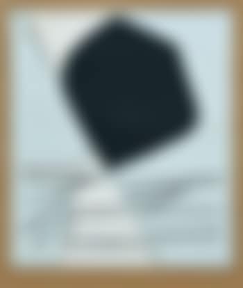 Composition abstraite noire et bleu ciel (preview)