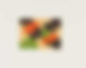 Composition verte, beige, rouge et brune (preview)