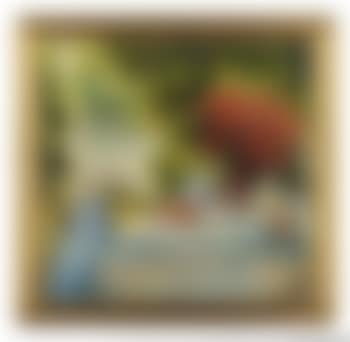Tea Time with a Bowl of Cherries , (preview)