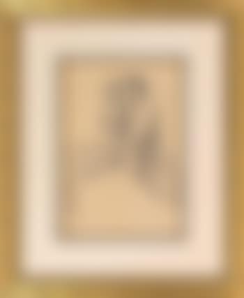 Study for On Top of the World (Young Couple Seated on Globe) , (preview)