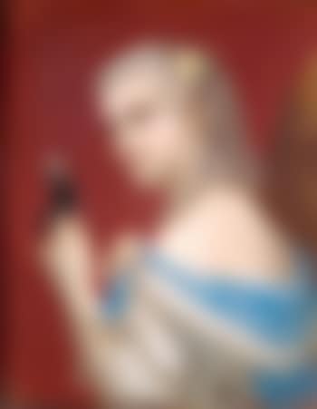 Jeune femme au masque et aux perles , (preview)
