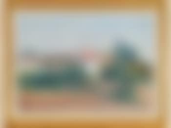 Arbres devant la ville , (preview)