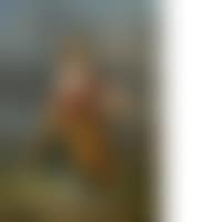 Girl with basket of eggs in a landscape (preview)