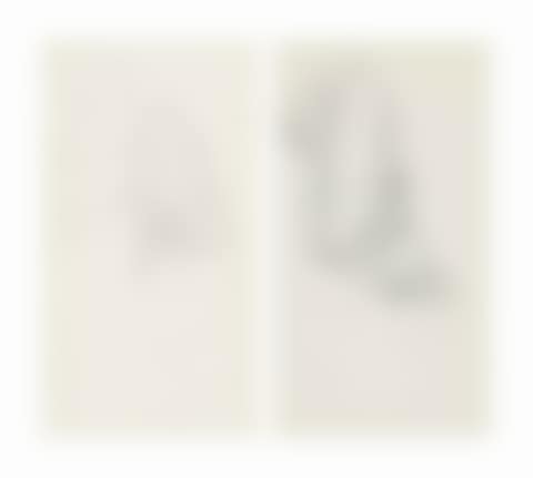 Studies for 'The Golden Stairs': two drapery studies, one with a study of baby (verso) and one study of a female figure holding a cymbal, with a study of a baby (verso) (preview)