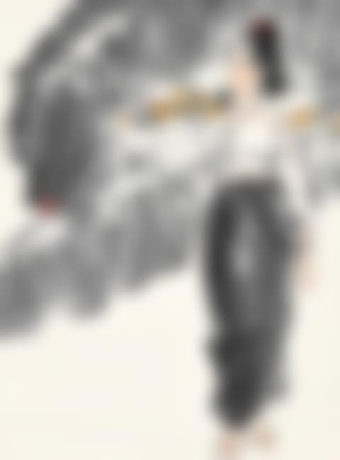 GIRL BENEATH PLANTAIN LEAVES (preview)