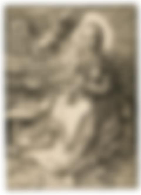 THE VIRGIN AND CHILD CROWNED BY ONE ANGEL  (preview)