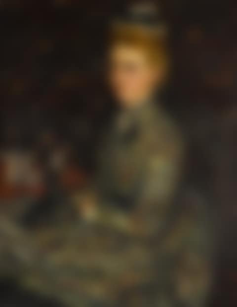 MRS HERBERT OF MUCKROSS WITH A MALTESE TERRIER (preview)